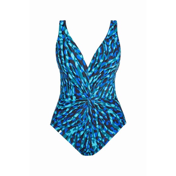 MAGICSUIT Women's Printed Animal Instinct Drew V Neck One Piece Swimsuit Size 14 - Picture 7 of 7